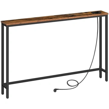 HOOBRO EBF15CXG01G1 Console Table with Power Strip