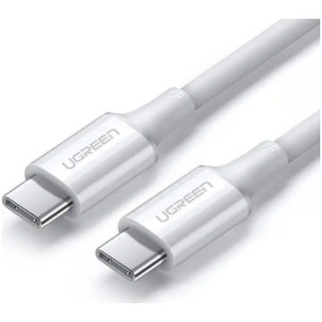 „Ugreen“ USB-C – USB-C kabelis, 2 m, balts (695730