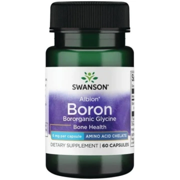Swanson Albion bora glicīns, 6 mg - 60 kapsulas