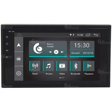 Universāls auto radio 2 DIN Android GPS Bluetooth 
