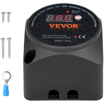 VEVOR 12V 140A Dubultās Baterijas Izolatora Komple