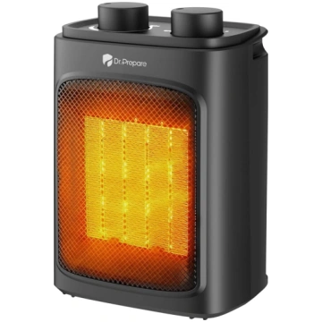 DR.PREPARE Mazais ventilatora sildītājs, 1500 W el