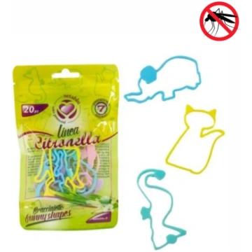 CITRONELLA Silikona rokassprādze 1 gab - pret odie