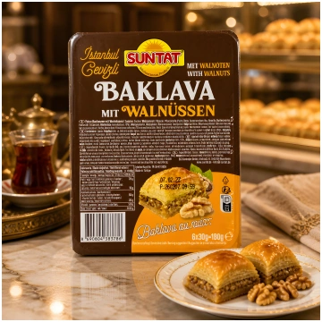 Lukums | Uzkodas - Baklava ar valriekstiem, SUNTAT