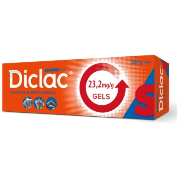 DICLAC 23,2 mg/g gels, 50g