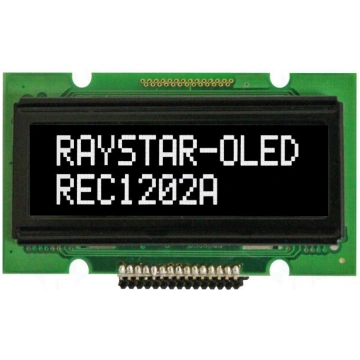 Display: OLED | alphanumeric | 12x2 | Dim: 55.7x32