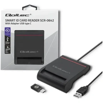Smart chip card scanner USB 2.0 Plug&play | 50642 