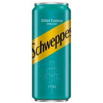 Gāzēts dzēriens SCHWEPPES Bitter Lemon, bundžā, 0.