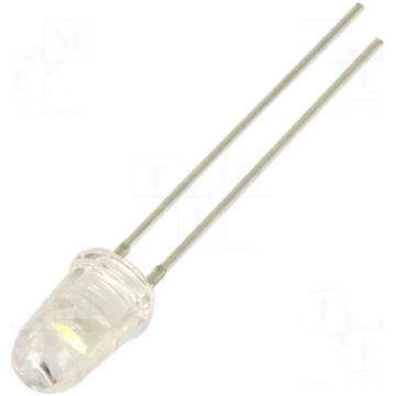 LED | white warm | 5mm | 7000mcd | 30° | Front: fl