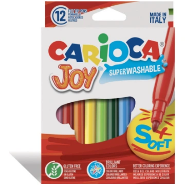 Flomasteri CARIOCA JOY, 12 krāsas