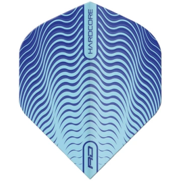 Hardcore Radical Blue Wave Shimmer šautriņu spārni
