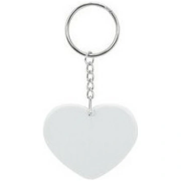 Plastic pendant - heart - Sublimation Transfer Bes