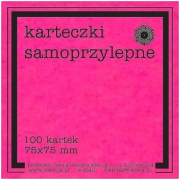 Ziemia Obiecana Karteczki samoprzylepne Fluo 75x75