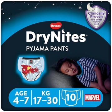 Huggies DryNites Bedwetting Pyjama Nappy Pants Boy