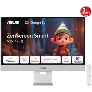 ASUS ZenScreen Smart Monitor MS27UC 27 collu 4K HD