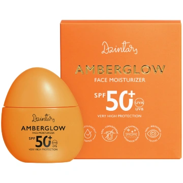 Amberglow SPF 50+ sejas mitrinātājs, 50 ml - Dzint