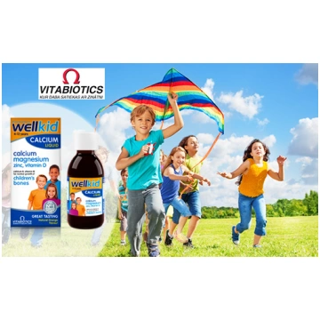 Vitabiotics: Wellkid Calcium liquid (150 ml) šķidr