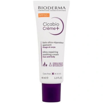 Bioderma Cicabio Atjaunojošs Krēms SPF 50+, 40 ml
