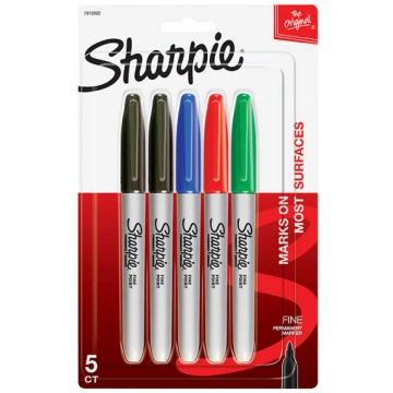 Sharpie Perm Marker Asst Pack 5 Box 6