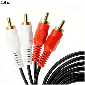 Riff RF983 2x RCA to 2x RCA Audio Cable 1.5 m gold