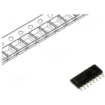IC: digital | 4 to 1 line,multiplexer,data selecto