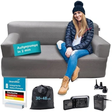 Skandika Easy Air Premium Double Air Sofa, Outdoor