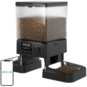 Automatic double pet feeder WiFi Oneisall PFD-002 