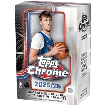 2025-26 Topps Chrome Basketball - Value Box (4 kar