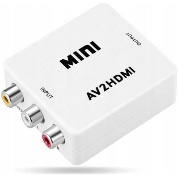 RCA Cinch uz HDMI AV signāla pārveidotājs adapteri