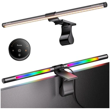 Quntis 51 cm izliekta monitora lampa ar RGB fona a