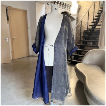 Kimono kleita antracīta krāsā Studio Natural