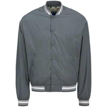 Jack & Jones Almeria Varsity Bomber Jacket Grey - 
