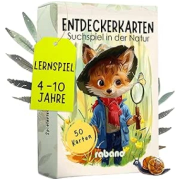 50 Explorer Cards for Children - Outdoor Treasure 