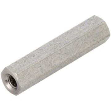 Screwed spacer sleeve; 25mm; Int.thread: M3; hexag