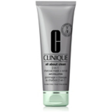 CLINIQUE_All About Clean 2-in-1 Charcoal Mask + Sc