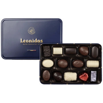Leonidas Metal Gift Box, 14 pcs
