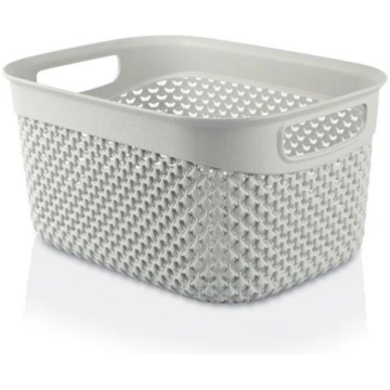DROP DESIGN BASKET (23x17x12CM) 3.3L M-162-ICE_GRA