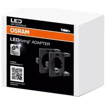 Komplekts 2x LEDriving adapteris H7 - Osram