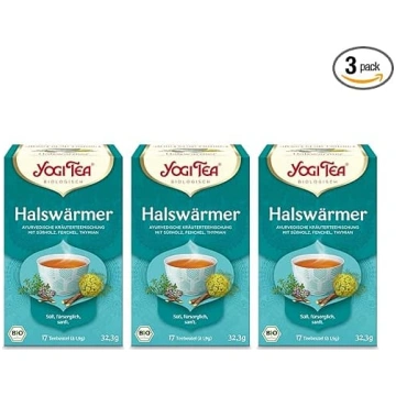 Yogi Tea - kakla sildītājs, ajūrvēdas bioloģiskā g
