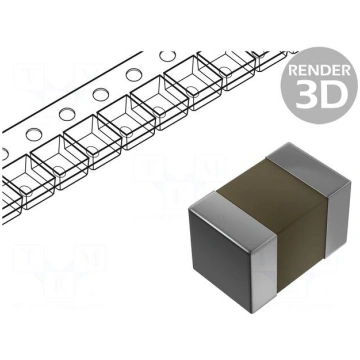 Capacitor: ceramic | 15pF | 50V | C0G | ±5% | 0805