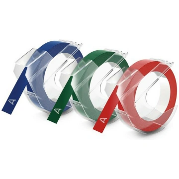Dymo embossing tape 3D 9mm 3m 3tk p/s/m | S0847750