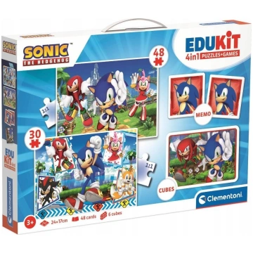 Clementoni Zestaw gier Edukit Sonic GXP-918680 (80