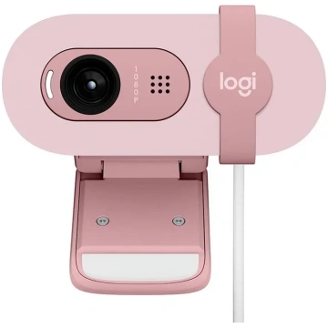 Tīmekļa kamera Logitech Brio 100, rozā
