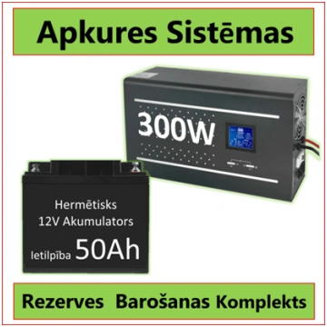 Komplekts: Profesionāls Invertors UPS apkures sist