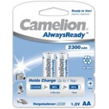 Baterijas AA/HR6, 2300 mAh, AlwaysReady, uzlādējam