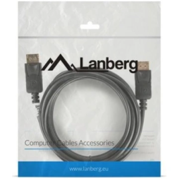 Lanberg CA-DPDP-10CC-0030-BK DisplayPort cable 3 m