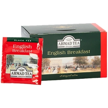 Melnā tēja AHMAD Alu ENGLISH BREAKFAST, 20 maisiņi
