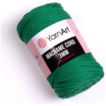 Adīšanas dzija YarnArt Macrame Cord 3 MM 250g, krā