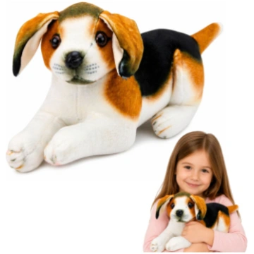 Plüsch-Beagle-Hund, Kuscheltier, weicher Hund, 25 