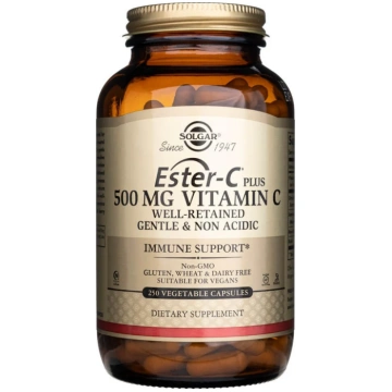Solgar Ester-C plus C vitamīns 500 mg - 250 dārzeņ